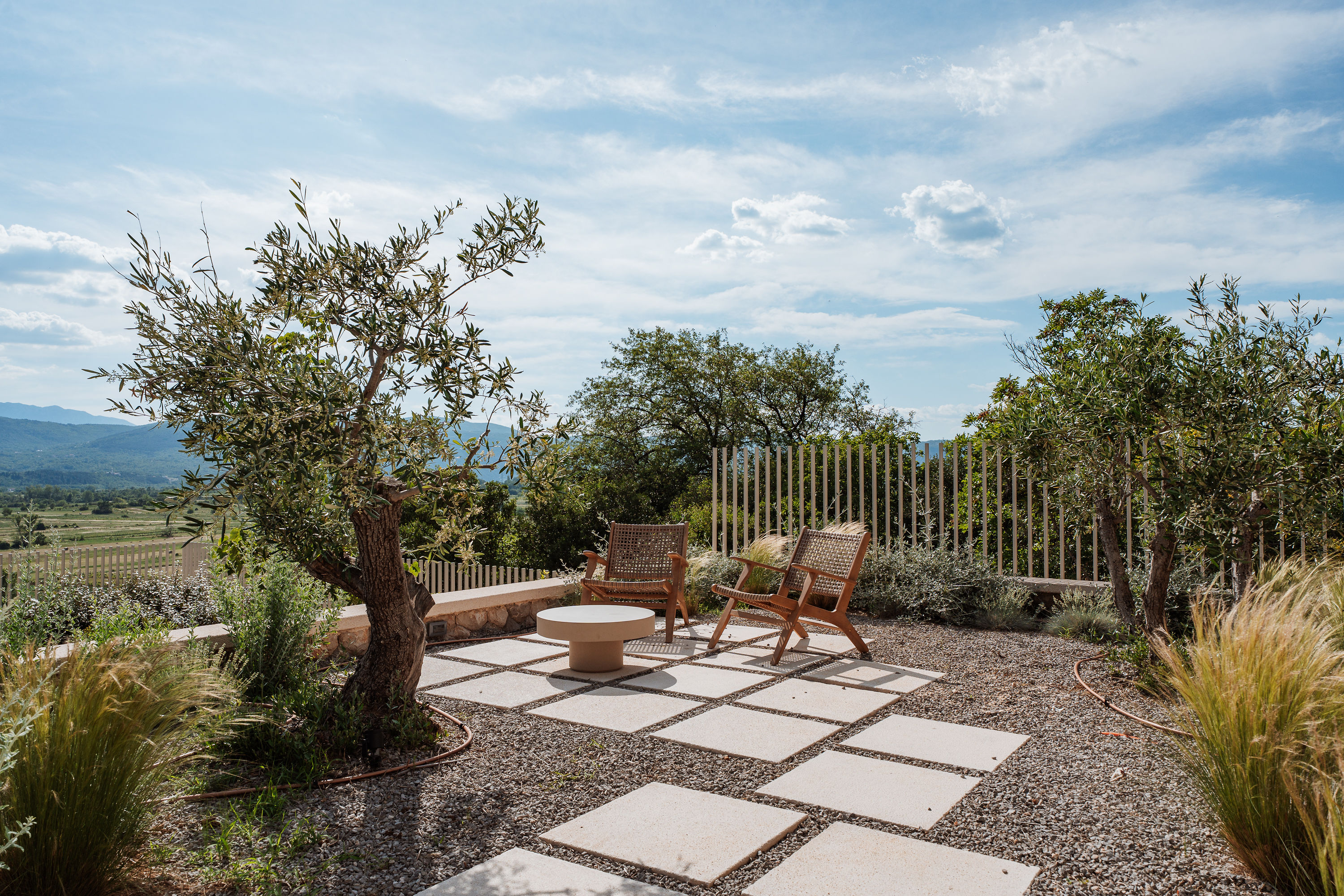 Villa Z1 — luxury villa croatia olive tree garden seating