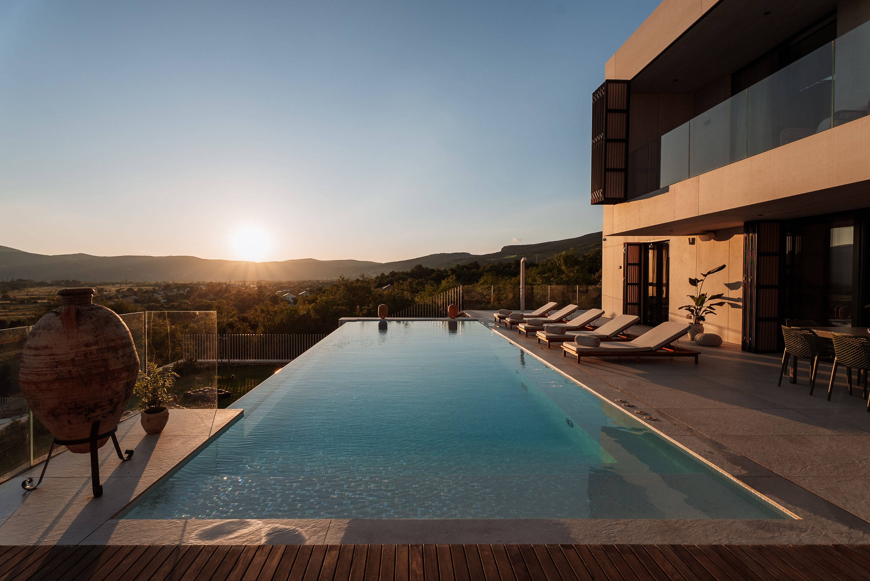 Villa Z1 — villa z1 imotski infinity pool sunset