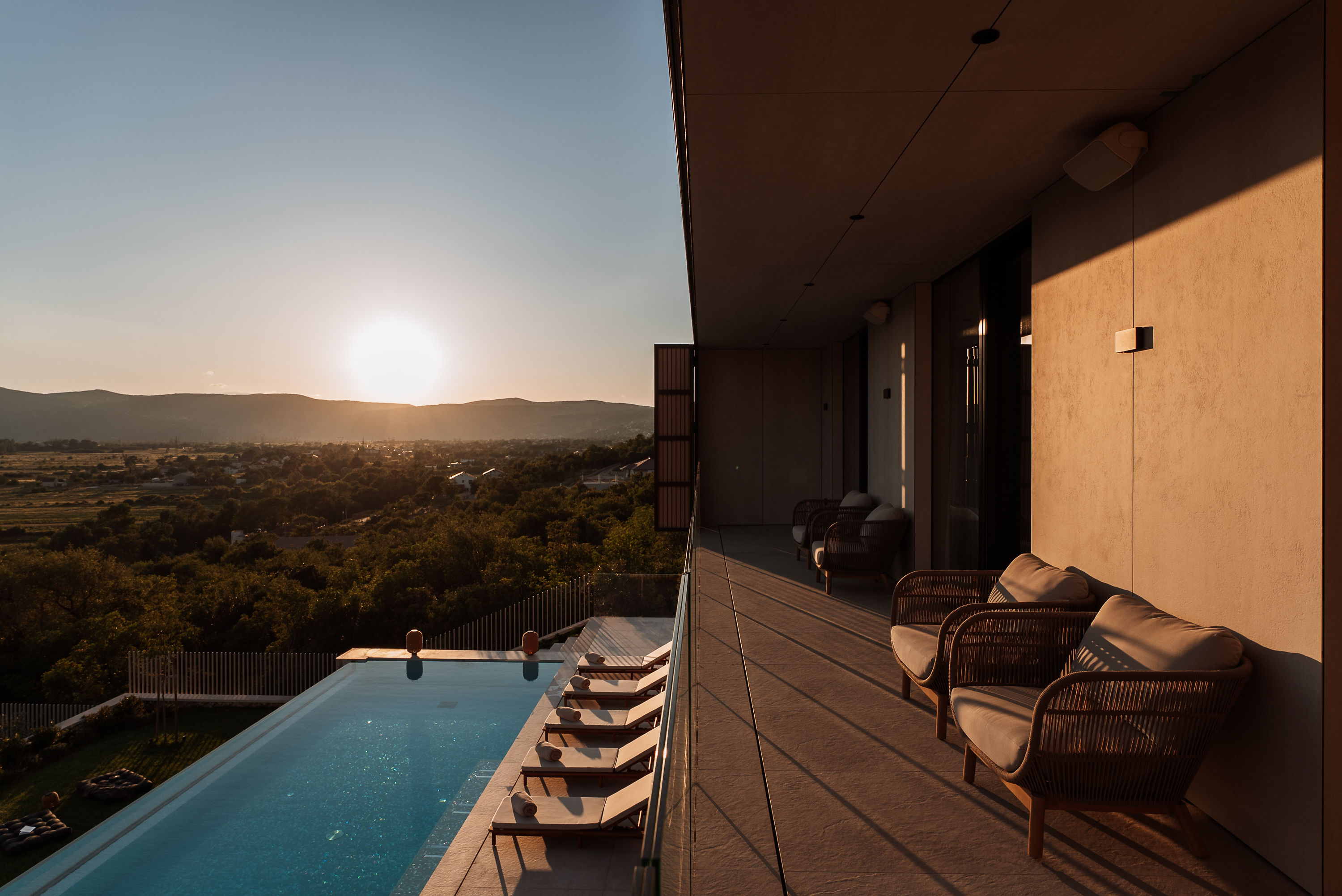 Villa Z1 — holiday home imotski upper terrace sunset view