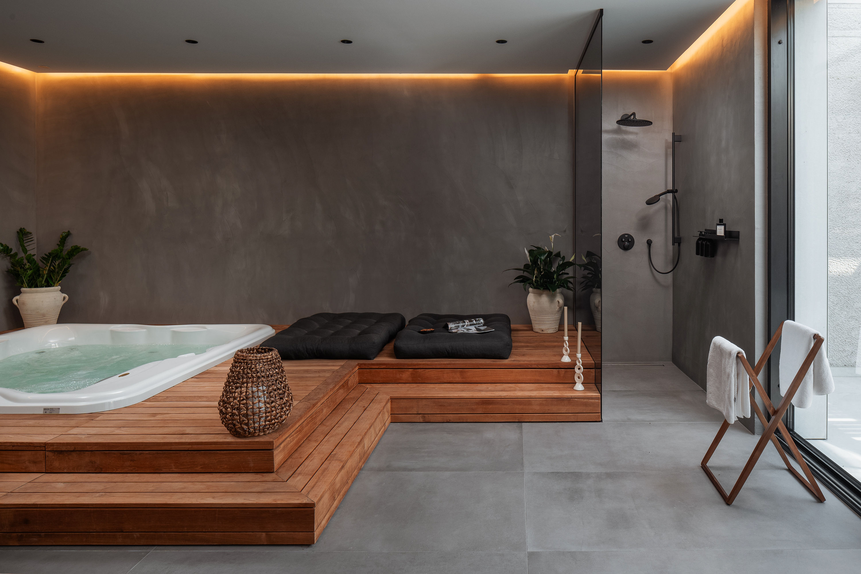 Villa Z1 — villa z1 imotski spa jacuzzi area