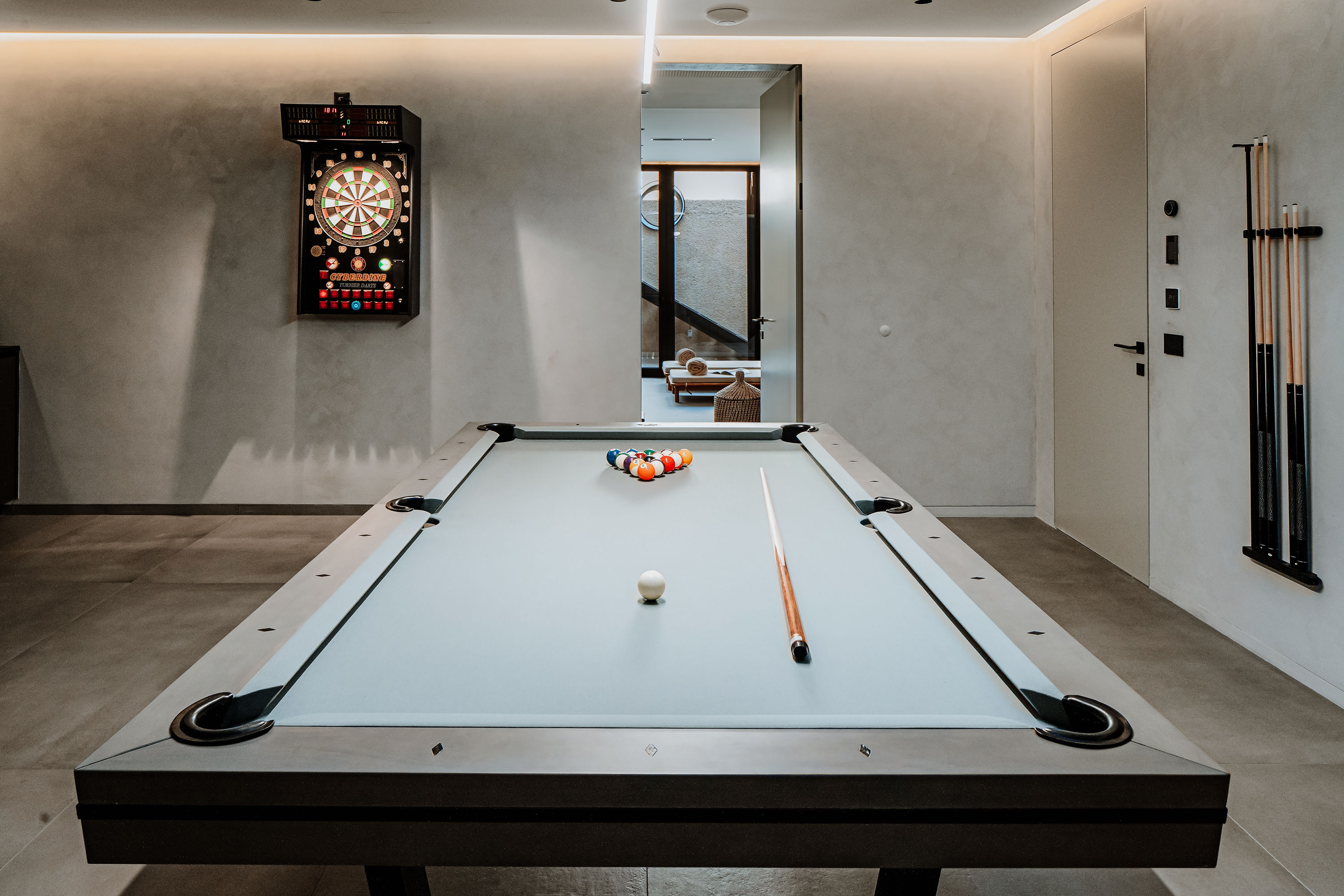 Villa Z1 — villa z1 croatia billiards games room